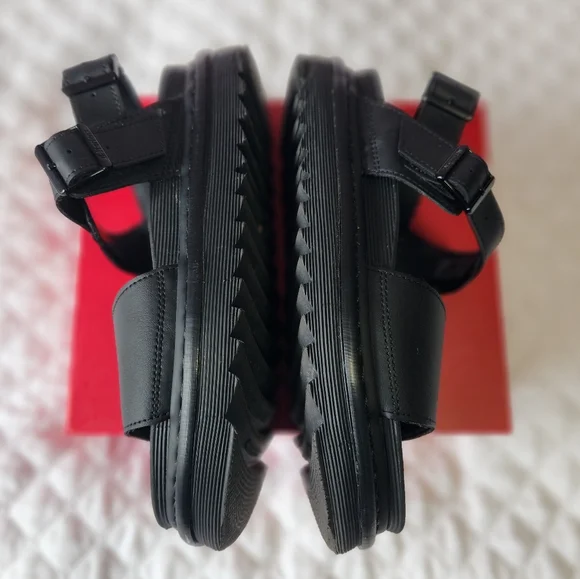 Dr Martens Vass Hydro Chunky Black Sandals with Adjustable Straps - Picture 14 of 14